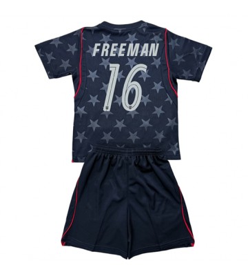 Förenta stater Alex Freeman #16 Replika Bortatröja Barn VM 2026 Kortärmad (+ Korta byxor)